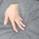 Set Salotto da Giardino 2 Divani 3 Posti e Tavolino in Metallo e Poliestere Grigio