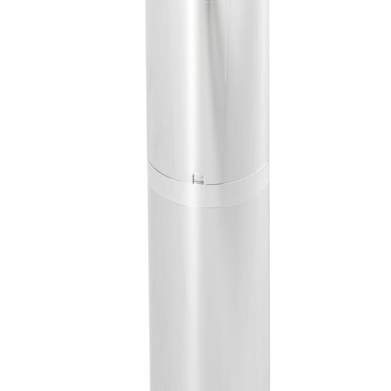 Set Tavolino Alto e 2 Sgabelli da Giardino in Alluminio e Acciaio