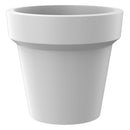 Vaso Ø135x125 cm in Resina Arkema POT L Bianco