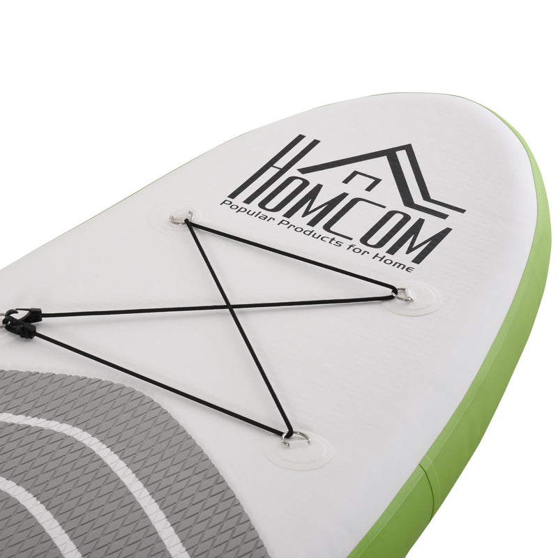 SUP Tavola Stand Up Paddle Gonfiabile 305x80x15 cm per Adulti e Teenager Verde e Bianco