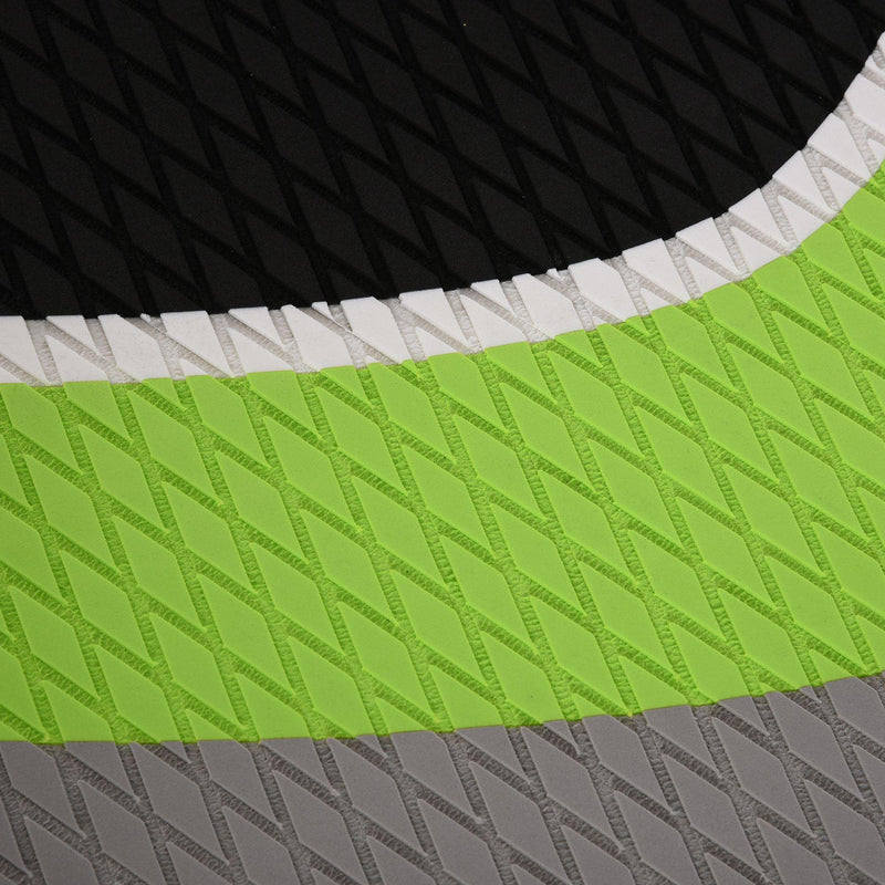 SUP Tavola Stand Up Paddle Gonfiabile 305x80x15 cm per Adulti e Teenager Verde e Bianco