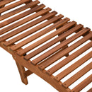 Lettino Prendisole Pieghevole da Giardino 191x54x60,5 cm in Legno con Materassino Bianco Crema