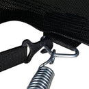 Trampolino Tappeto Elastico Ø305x248 cm con Rete e Bordo Imbottito Blu e Nero