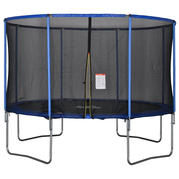 acquista Trampolin Trampolin Ø366x269 cm mit Netz und gepolstertem Rand Blau und Schwarz