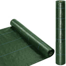 Telo Rotolo Pacciamatura da Giardino in Plastica 1x5m per Orto Verde