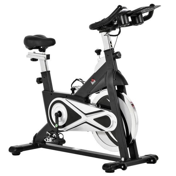 Spin Bike Heimtrainer Schwungrad 18 kg mit schwarzem LCD-Bildschirm acquista