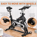 Cyclette Spin Bike Volano 18 Kg con Schermo LCD Nera