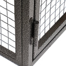 Conigliera da Giardino 122x63x92 cm con Rampa in Legno e Metallo