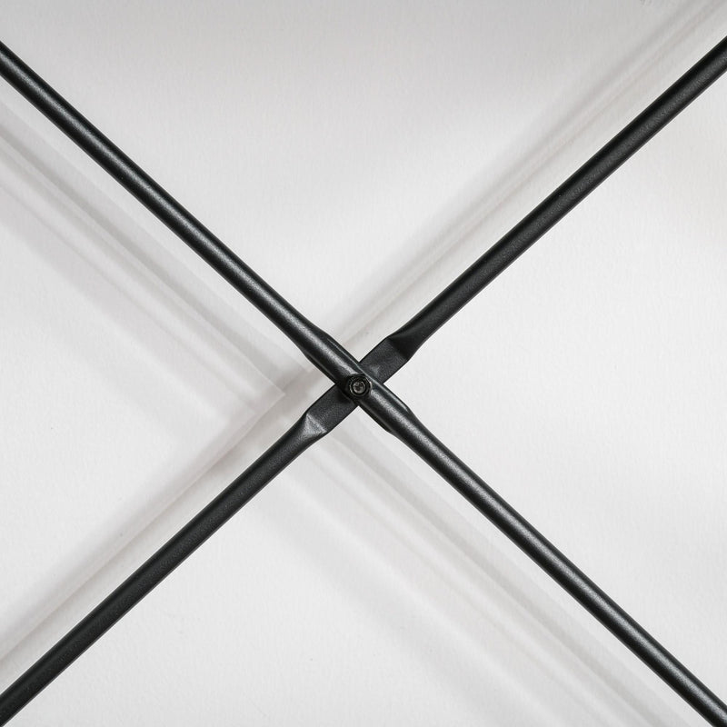 Scrivania da Ufficio Compatta 100x60x75,5 cm in Metallo e MDF Nera