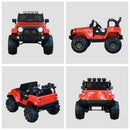 Macchina Elettrica per Bambini 12V Fuoristrada Rossa