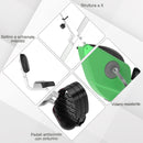 Cyclette Magnetica Pieghevole con Display LCD Verde