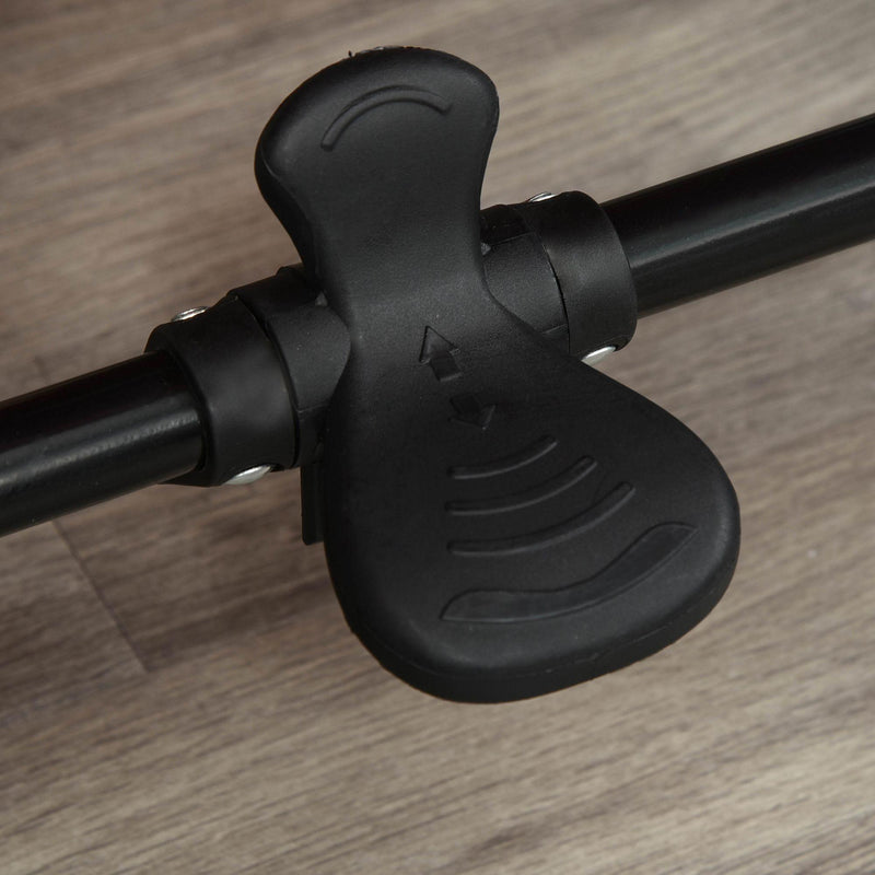 Passeggino per Cani Taglia Piccola Media 104,5x68,5x110 cm in Acciaio e Tessuto Oxford Grigio e Blu