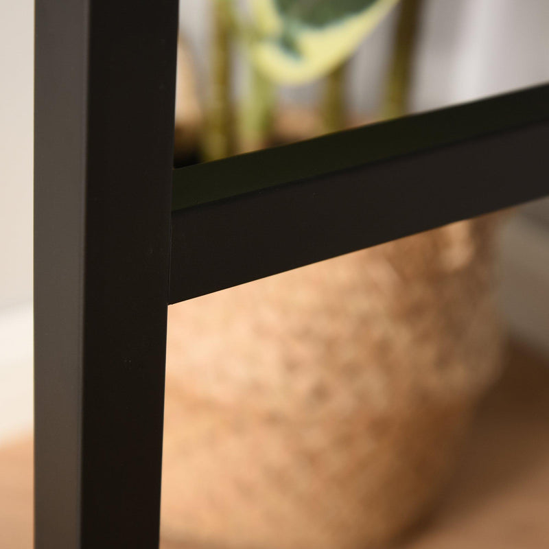 Scrivania da Ufficio 120x60x75 cm in Metallo e Legno Marrone Rustico