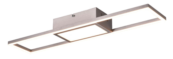 Plafoniera da Interno a LED in Metallo Nichel Satinato sconto