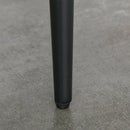 Set 2 Sedie Imbottite 59,5x50,5x92 cm in Tessuto Grigie