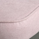 Set 2 Sgabelli da Bar 55x44,5x101 cm in Poliestere Rosa