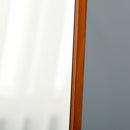 Specchio da Terra e Parete 37x43x156 cm Struttura in Legno Noce Chiaro