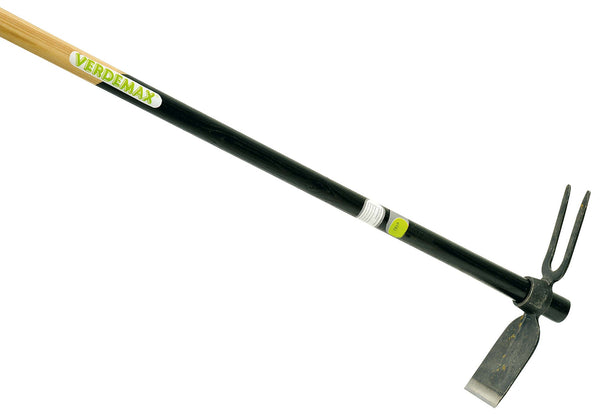 Zweizack-Vierkanthacke aus Stahl mit Holzstiel 140 cm Rama acquista