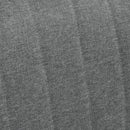 Divano 2 Posti 117x56,5x77 cm in Tessuto Grigio Chiaro