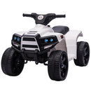 Mini Quad Elettrico per Bambini 6V Nero Bianco