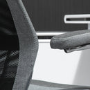 Sedia Poltrona Direzionale da Ufficio in Tessuto a Rete Grigia