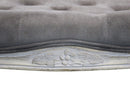 Panca Misty in Velluto Taupe 110x36x47 h cm in Legno Tortora
