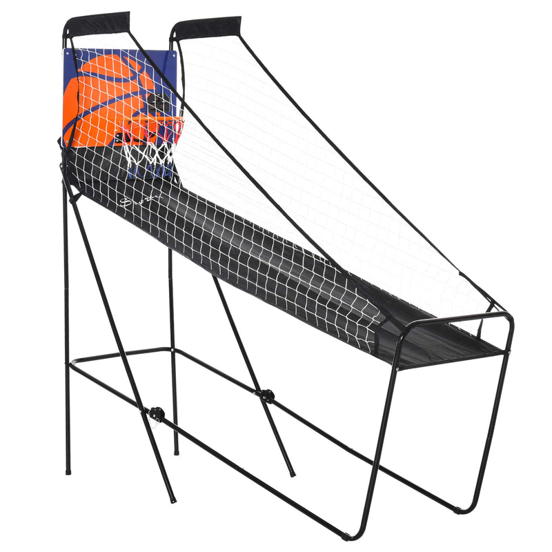 Canestro da Basket con Scivolo e Segnapunti Elettronico 66x207x206 cm