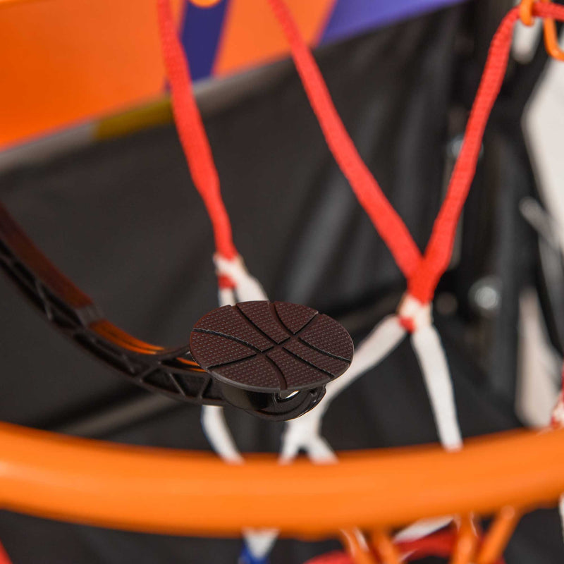 Canestro da Basket con Scivolo e Segnapunti Elettronico 66x207x206 cm