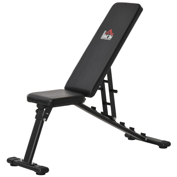 prezzo Verstellbare Neigungs-Multifunktions-Bauchbank aus schwarzem Stahl