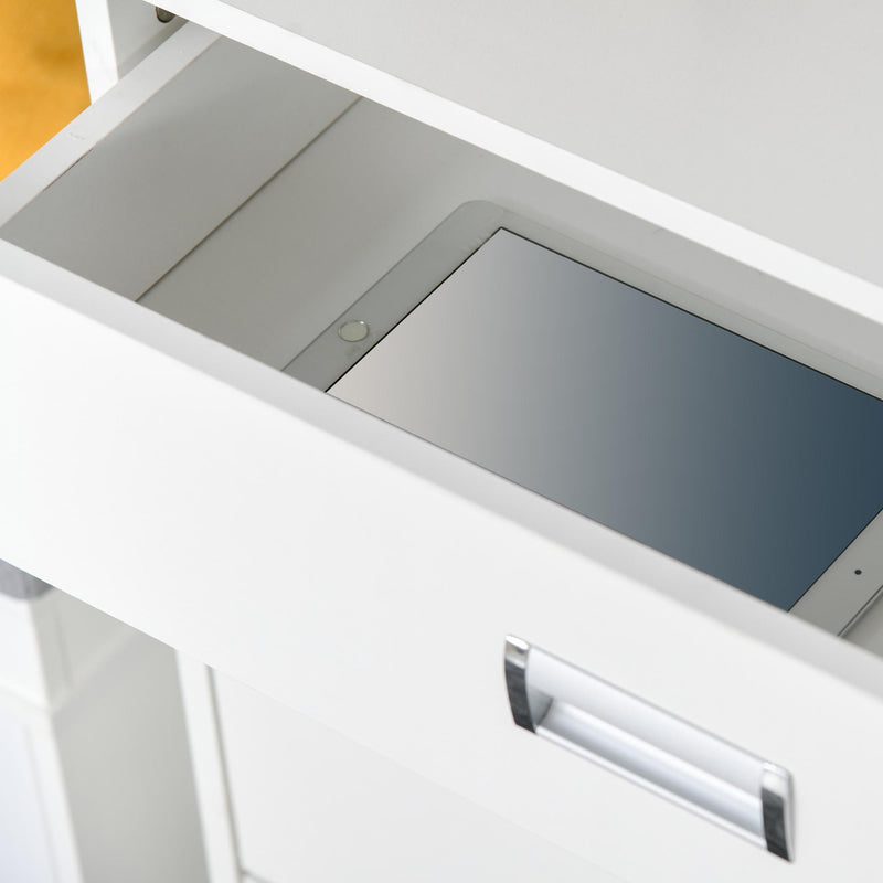 Scarpiera per 12 Paia di Scarpe in Legno Truciolato 70x29x92 cm Bianca