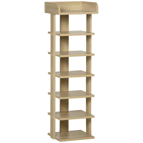 Schuhregal 6 Paar 32x30x104 cm in Eichenholz online