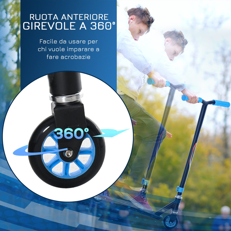 Monopattino per Bambini 64,5x37x76 cm in Metallo e Alluminio Nero