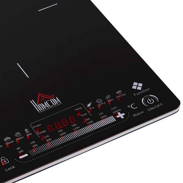 prezzo Piastra a Induzione Portatile 37x29x4,1 cm con Display LED Nera