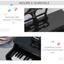 Mini Pianoforte Giocattolo per Bambini  25 Tasti in ABS Nero