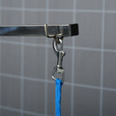 Tavolo da Toelettatura e Tosatura Girevole per Cani e Gatti Ø65x10 cm Carico 40Kg Nero