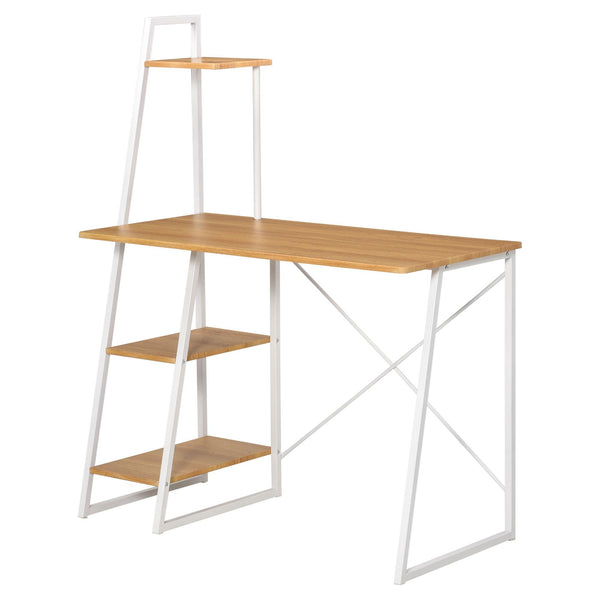 Schreibtisch 104x50x128 cm aus MDF und Holzfarbe Metall online