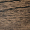 Scrivania da Ufficio 120x48x78 cm in Metallo e Truciolare Marrone