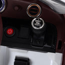 Macchina Elettrica per Bambini 6V con Licenza Bentley Bianca