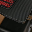 Scrivania da Gaming 106x60x93,5 cm con Ripiano in MDF e Metallo Nero