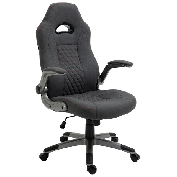Ergonomischer Gaming-Stuhl 70,5x70x113-121 in grauem Stoff online