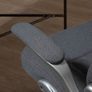 Sedia da Gaming Ergonomica 70,5x70x113-121 in Tessuto Grigio