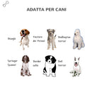 Cuccia per Cani Taglia Piccola 111x84x80 cm in Plastica Bianca e Verde