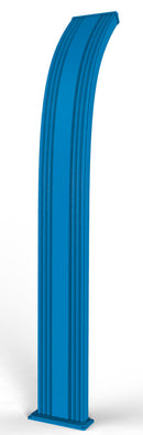 Doccia Solare da Giardino 40L Miscelatore Nebulizzatore e Lavapiedi Arkema Dada Blu