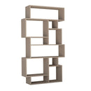 Libreria orizzontale bifacciale 96x25,5x168,5 cm tortora 