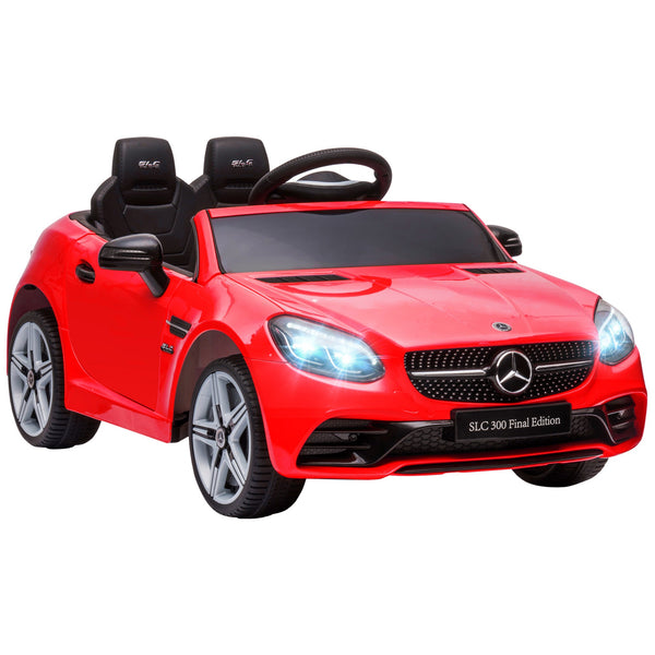 sconto Macchina Elettrica per Bambini Licenza Mercedes SLC 300 con Telecomando Rosso