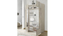 Mobile Vetrina 121x42x166 cm 2 ante Artica rovere