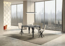 Tavolo Allungabile 140-244x90x77 cm Paxon Cemento Telaio Antracite 