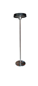 Stufa Elettrica ad Infrarossi Ø50 cm a Piantana 2000W per Esterni Nera Seconda Scelta