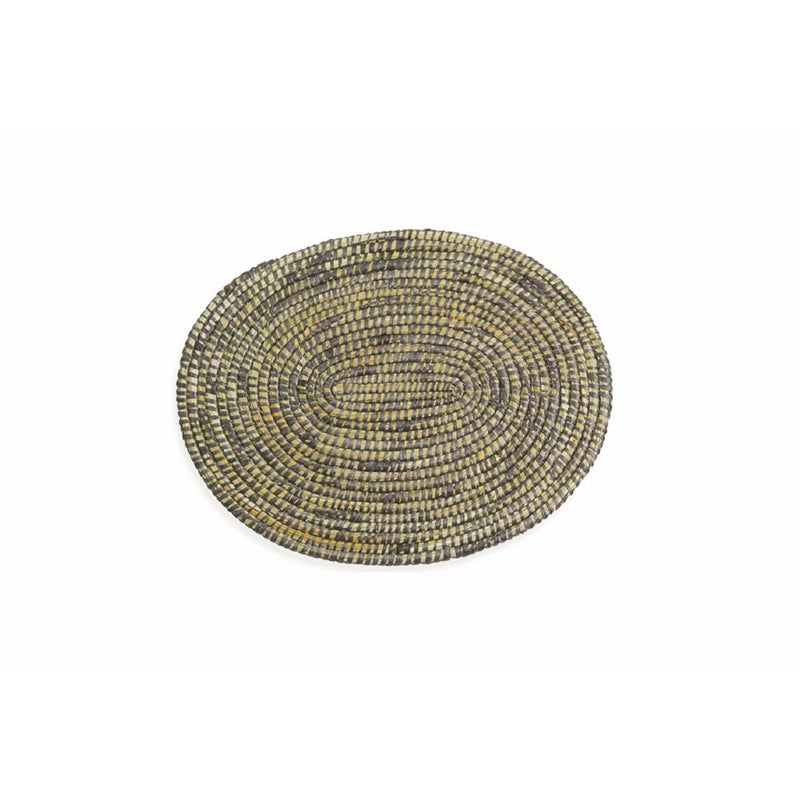 Set 6 Tovagliette Ovali in Midollino Villa d'Este Nature