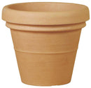 Vaso Ø35x29,5 cm in Polietilene Doppio Bordo 35 Anticato